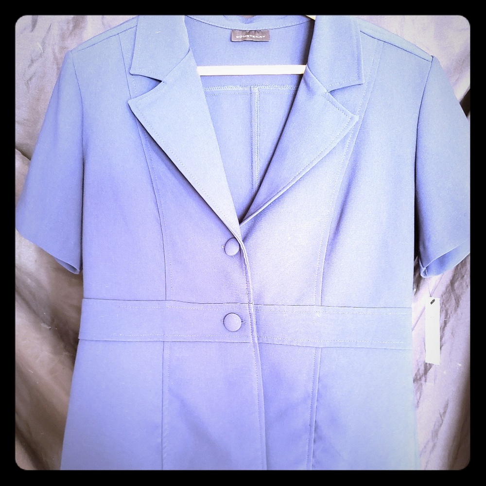 Navy Courtenay Blazer w/Shoulder Pads *NWT*